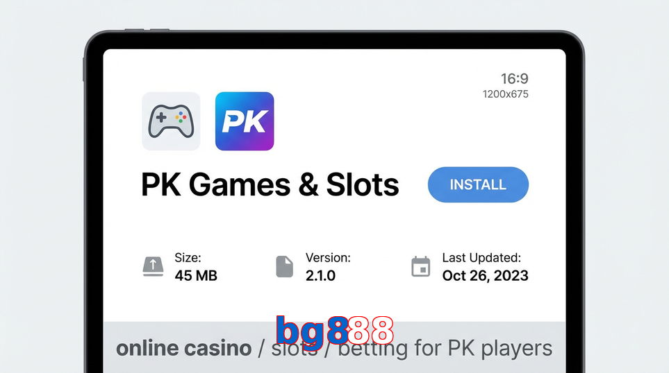 Game list for Bg888 gameapk section
